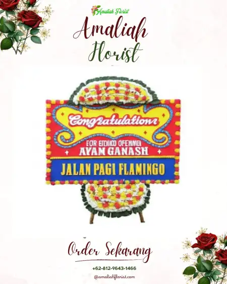 Sewa Papan Bunga Antiga